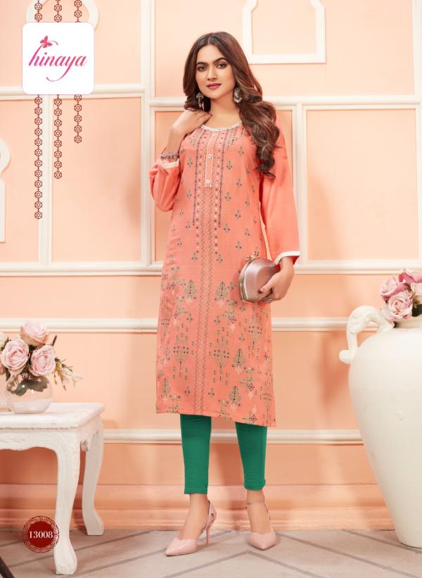 Hinaya Tiara 6 Fancy Rayon Designer Kurti